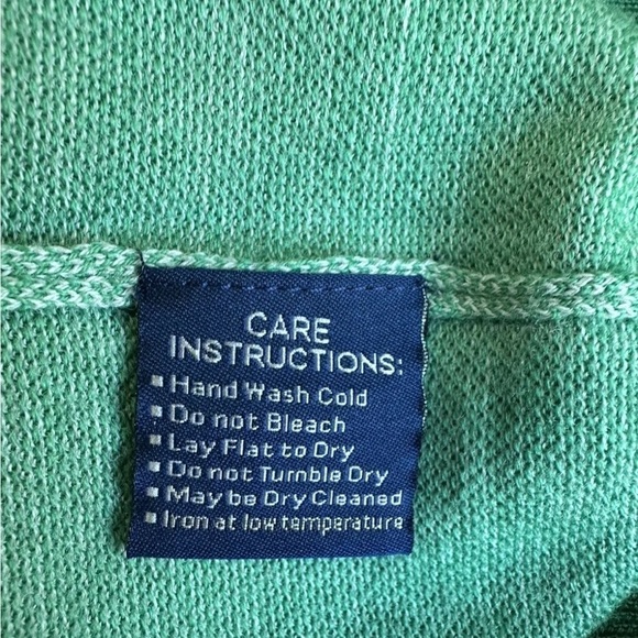 Men Augusta National Clubhouse Quarter Zip Up Made In Italy Masters wool vest M - Picture 7 of 9